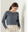 短丈ケーブルニット　24AW