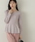 フェザーペプラムニット　24AW