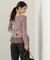 フェザーペプラムニット　24AW
