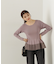 フェザーペプラムニット　24AW