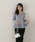 フェザーペプラムニット　24AW