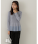 フェザーペプラムニット　24AW