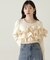長袖フリルニット　24AW