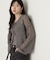 へアリー透かし編みニットセット　24AW