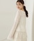 へアリー透かし編みニットセット　24AW