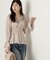 楊柳ギャザーオフショルブラウス　24AW