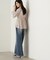 楊柳ギャザーオフショルブラウス　24AW