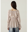 楊柳ギャザーオフショルブラウス　24AW