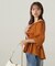 楊柳ギャザーオフショルブラウス　24AW