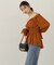 楊柳ギャザーオフショルブラウス　24AW