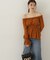 楊柳ギャザーオフショルブラウス　24AW