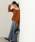 楊柳ギャザーオフショルブラウス　24AW