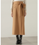 ラップ風リボンタイトスカート　24AW