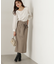 ラップ風リボンタイトスカート　24AW