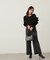 ビジューデニムパンツ　24AW