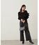 ビジューデニムパンツ　24AW