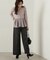 ビジューデニムパンツ　24AW