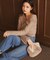 ビジューデニムパンツ　24AW