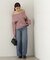 ビジューデニムパンツ　24AW