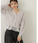 レイヤード風ペプラムニット　24AW
