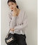 レイヤード風ペプラムニット　24AW