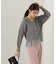 レイヤード風ペプラムニット　24AW