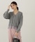 レイヤード風ペプラムニット　24AW