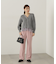 レイヤード風ペプラムニット　24AW