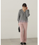 レイヤード風ペプラムニット　24AW