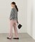 レイヤード風ペプラムニット　24AW