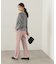 レイヤード風ペプラムニット　24AW