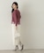 レイヤード風ペプラムニット　24AW