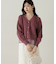 レイヤード風ペプラムニット　24AW