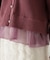 レイヤード風ペプラムニット　24AW