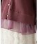 レイヤード風ペプラムニット　24AW