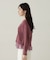 レイヤード風ペプラムニット　24AW