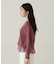 レイヤード風ペプラムニット　24AW
