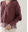 レイヤード風ペプラムニット　24AW