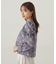 モノトーンフラワーフリルブラウス　24AW