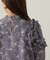 モノトーンフラワーフリルブラウス　24AW