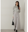 モノトーンフラワーフリルブラウス　24AW