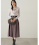 デザインフレアータックスカート　24AW