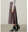 デザインフレアータックスカート　24AW