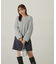 フラップミニスカート　WEB限定カラー：エクリュツィード