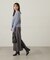 スリット入りサテンナロースカート　24AW