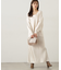 スリット入りサテンナロースカート　24AW