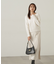 スリット入りサテンナロースカート　24AW