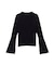 パールボタンモックネックリブニット　24AW