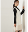 パールボタンモックネックリブニット　24AW