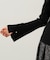 パールボタンモックネックリブニット　24AW